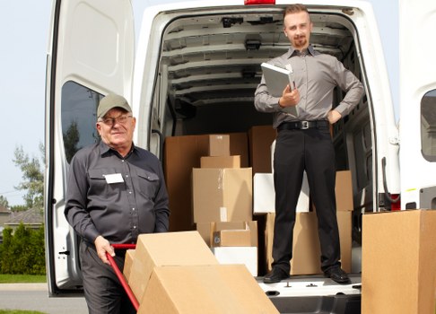Moving van service for local residential and business relocations in Brompton