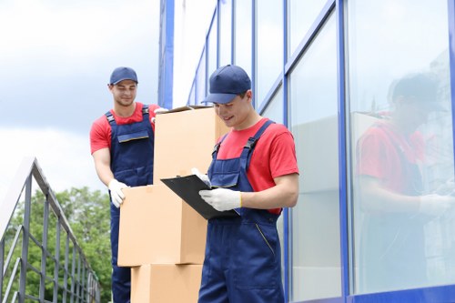 Customer raising a complaint about a moving service issue
