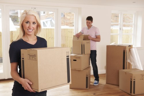 House removalists helping with a local Brompton home move