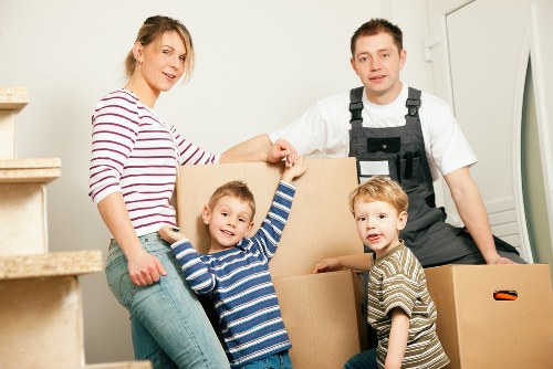 Local moving van service helping customers with access and parking challenges in Brompton