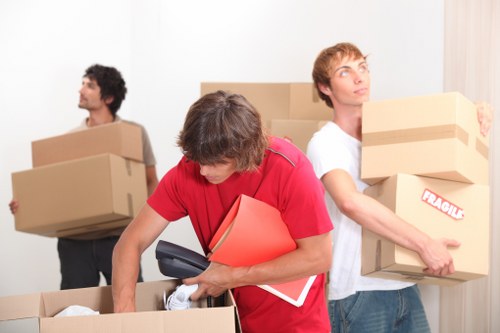 Commercial and residential removals van service in Brompton