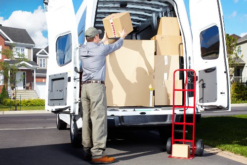 Packing and loading furniture for a Brompton move