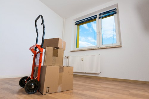 Moving boxes and furniture transport in Brompton