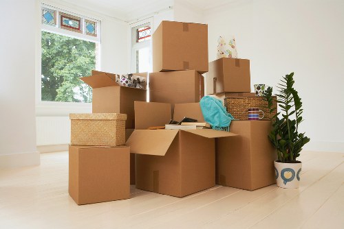 Residential flat move using a removal van in Brompton